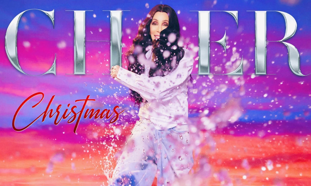 Cover artwork for Cher's first holiday album, Christmas