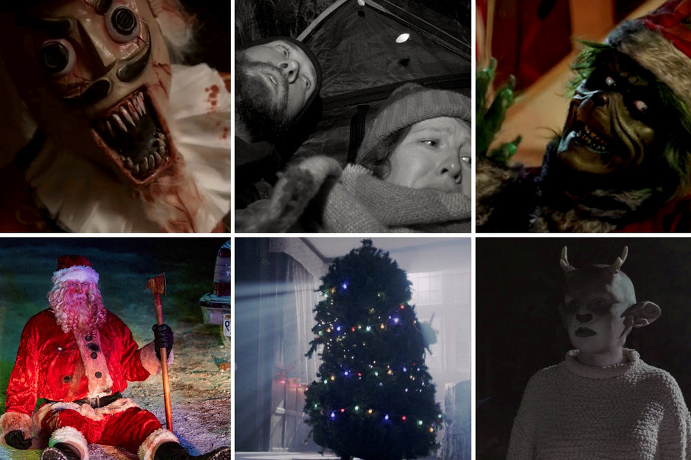 Christmas Horror Movies 2022 includes Nutcracker Massacre, Christmas Bloody Christmas, The Mean One, The Christmas Tapes, The Killing Tree and Weredeer