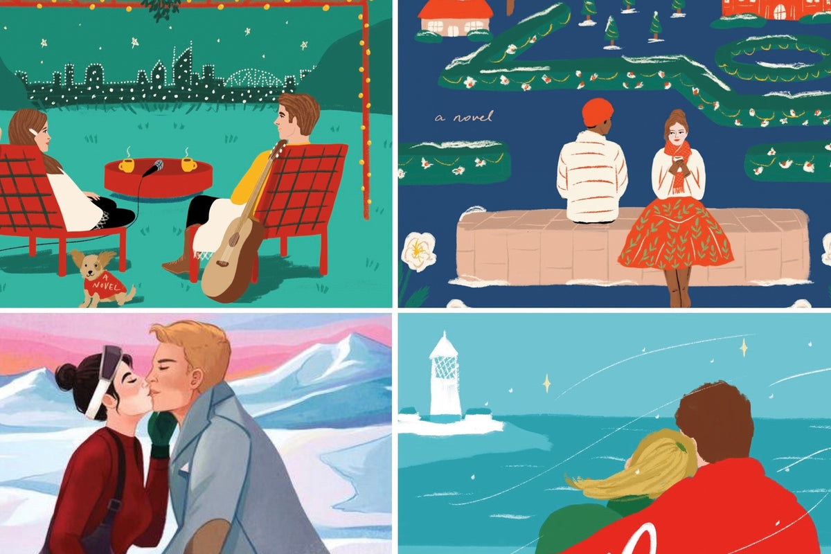 Cover Art from 4 Upcoming Romance Christmas Novels Publishing in Winter 2022