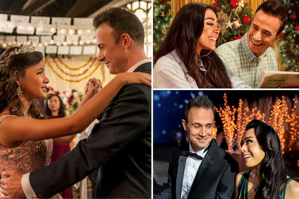 Freddie Prinze Jr. and Aimee Garcia in the Christmas Movies - Christmas With You - A holiday romance streaming on Netflix