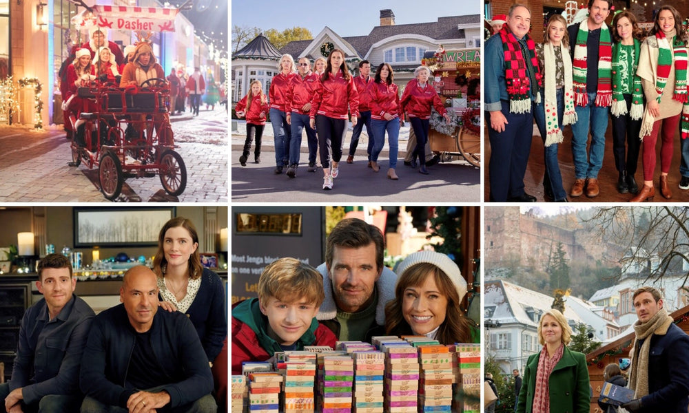 Publicity images from the 2023 Hallmark Christmas Movie Lineup.