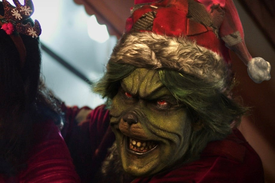 David Howard Thornton as a Grinch-like villain in the horror parody of Dr. Seuss' How The Grinch Stole Christmas titled The Mean One