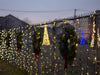 A decorated fence