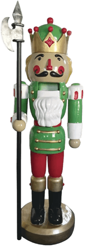 A large nutcracker soldier