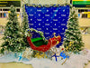 Santa's sleigh display