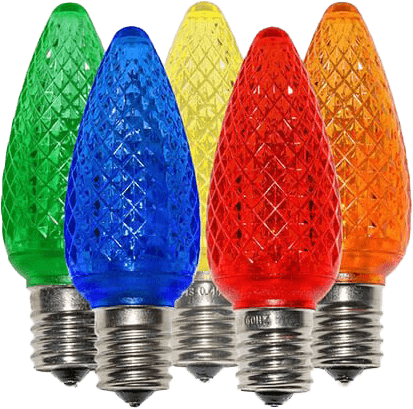 Multicolored ornaments