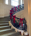 A fancy decorated staircase
