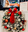 A wreath at a convention
