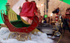 Animals on set for a festive display