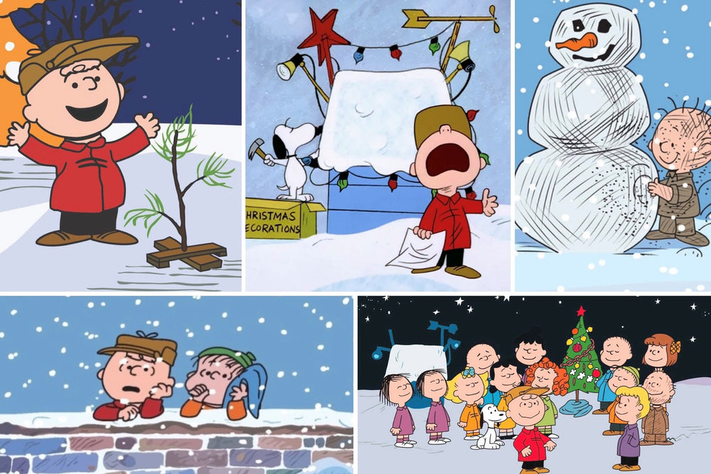 A Charlie Brown Christmas Holiday Special with Snoopy, Linus, Tree