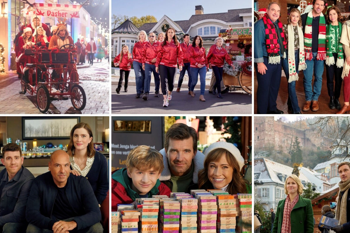 Publicity images from the 2023 Hallmark Christmas Movie Lineup.