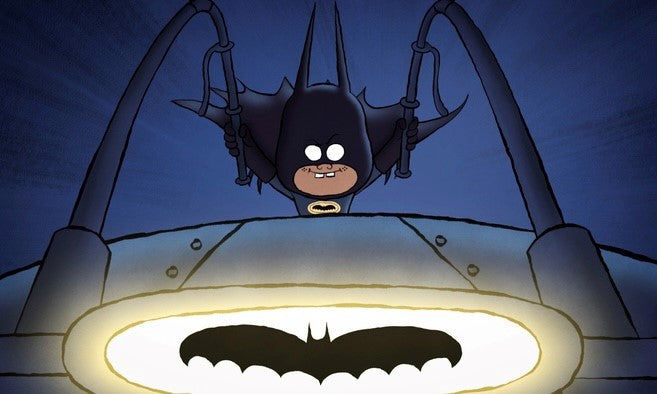 Damian Wayne in Merry Little Batman from Amazon