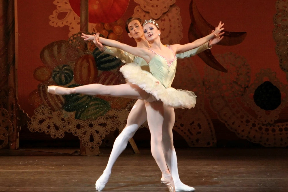 Still from NYCB The Nutcracker Stage Production from New York City Ballet showing traditional Ballet Presentation