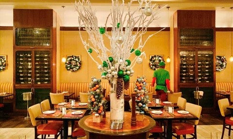 Pera NYC Restaurant Holiday Decorations by Rent-A-Christmas
