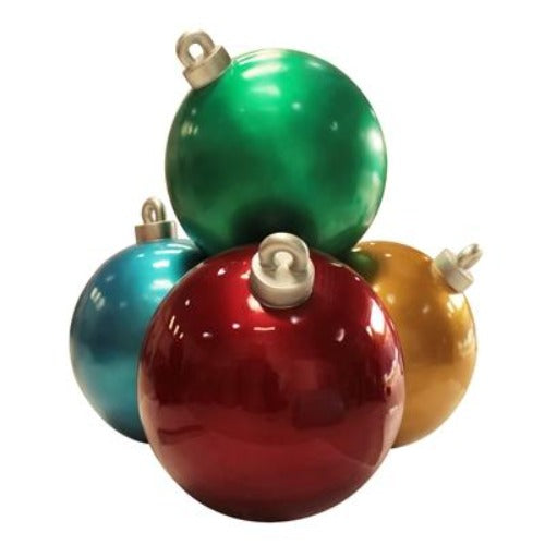 6.3' Multi-Color Christmas Ornament Stack - Christmas Rental Package -Rent-A-Christmas