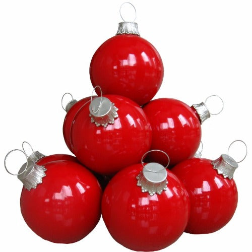 9' Red Christmas Ornament Stack - Christmas Rental Package -Rent-A-Christmas