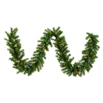 Load image into Gallery viewer, 9&#39;x12&quot; Feels Like Home Fir Garland - Pre-Lit Christmas Garland with Multi-Color Lights - Rent-A-Christmas
